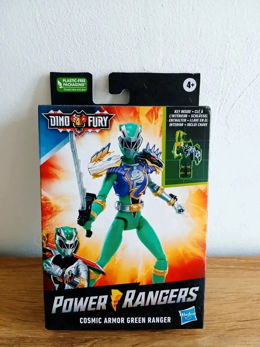 Figurine Power Rangers Dino Fury Cosmic Armor Green Ranger 15cm